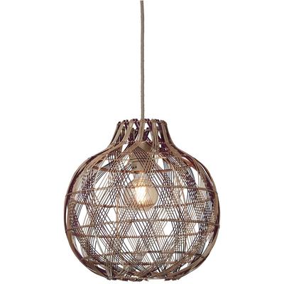 GOOD & MOJO Hängeleuchte "MENDOZA", braun, 1, Ø 35cm H: 233cm, Leuchten, Hängeleuchte