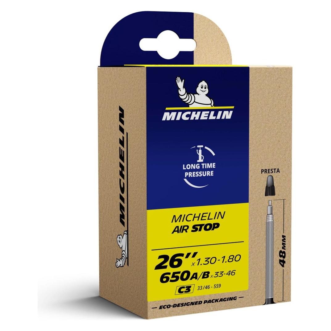 Michelin Schlauch C3 AIRSTOP 33/46x559 PR 48 (Presta (SV), 26", 48 mm) (264535-3528702645352)