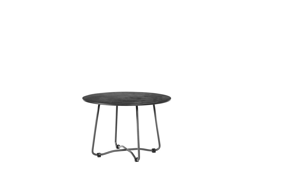Diamond Garden Bristol Loungetisch Edelstahl/HPL Granit Dunkel