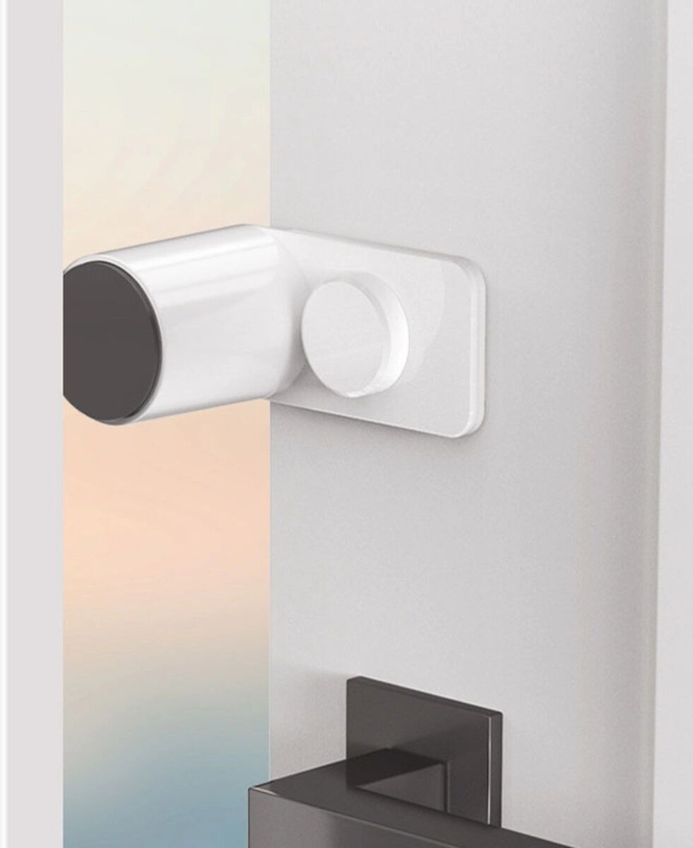 INF Multi-Funktions-Sicherheitsschloss 4er-Pack – rotierender Anti-Quetsch-Türstopper mit Schloss und