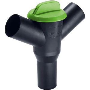 Festool Saugschlauch-Adapter Y-Ventil, SV-AS D50 SWT, für Nass-Trockensauger CT 26 bis CT 48 Serie, mit Drehhebel