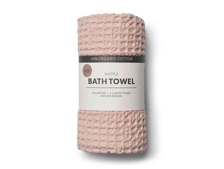 Humdakin Serviette de bain Humdakin Waffle 70x135 cm Blush