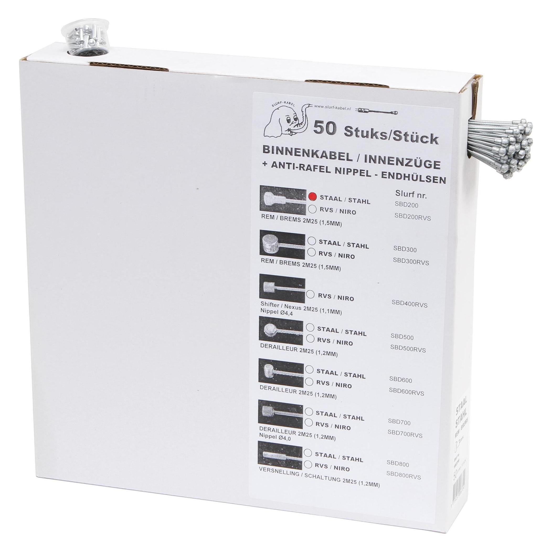 Slurf Bremsinnenzug-03179116 Bremsinnenzug Silber Einheitsgrösse (SBD200)