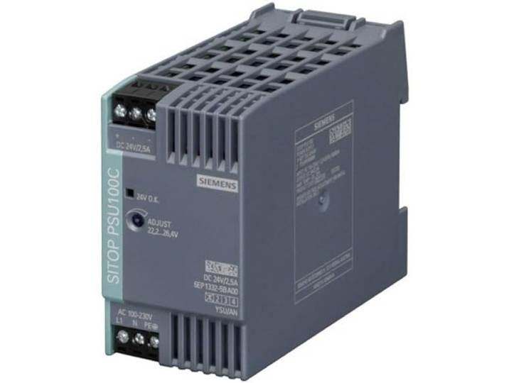 Siemens Sitop Power PSU100C Voeding Sitop 24V/2,5A 110-300V