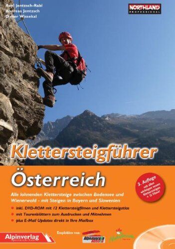 Axel Jentzsch-Rabl - Klettersteigführer Österreich: Alle lohnenden Klettersteige zwischen Bodensee und Wienerwald - mit Steigen in Bayern und Slowenien + DVD-ROM - Preis vom 11.10.2026 03:10:56 h