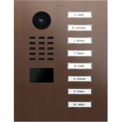 DoorBird D2108V IP Video Türsprechanlage – Echte Baubronze
