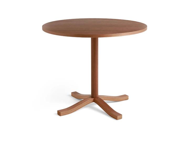 HAY Pastis Table Esstisch Ø90 Lacquered walnut