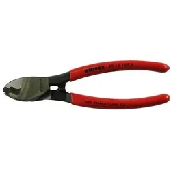 Knipex, Bolzenschneider + Seitenschneider, Kabelsaks til kobber kabler med isoleret håndtag (165 mm)