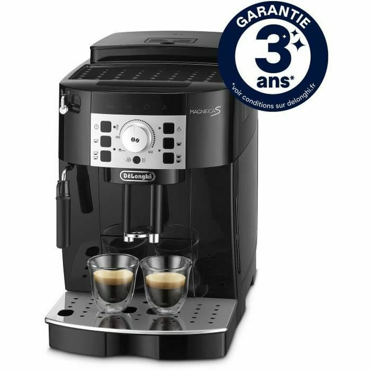 De'Longhi ECAM 22.140.B, Espressomaschine, Kaffeebohnen, Gemahlener Kaffee, 1450 W, Schwarz