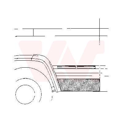 VAN WEZEL Tür, Karosserie 3050.71 vorne links