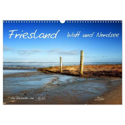 Friesland - Watt und Nordsee / CH-Version (Wandkalender 2026 DIN A3 quer), CALVENDO Monatskalender
