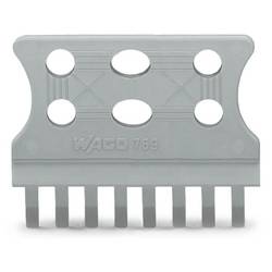WAGO 769-414 Zugentlastungsplatte Passend für (Details): Federleisten. Stiftleisten mit CAGE CLAMP®-Anschluss Grau 100 St.