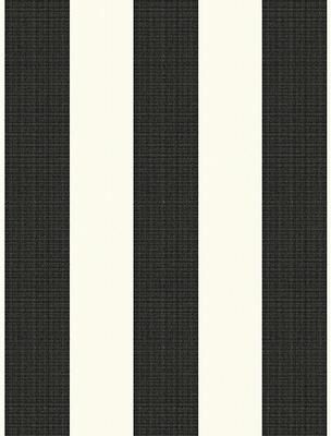 Canopy Stripe Black/White Sunbrella Performance Fabric by the Yard - Ballard Designs