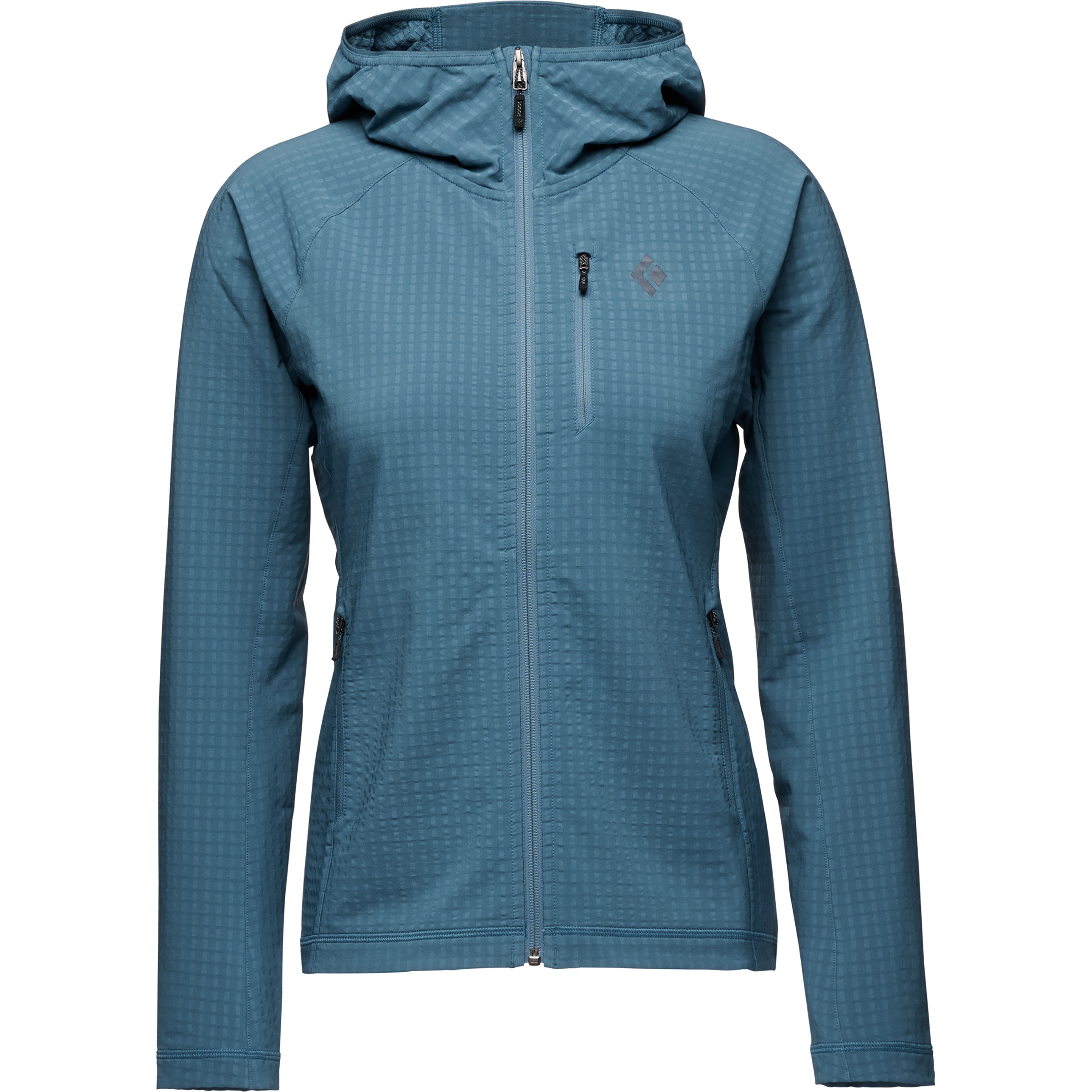 Black Diamond Coefficient Storm Damen Fleecejacke blau Größe L Trekking Klein verpackbar Wasserabweisend