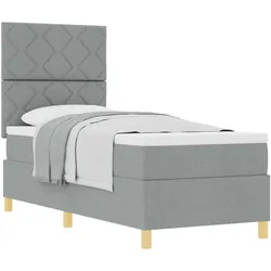 vidaXL, Boxspringbett, Karter Diamond blocks design (80 x 200 cm)
