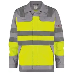 Franklin Multinorm Warnschutz Arbeitsjacke, neongelb/grafitgrau, Größe M - neongelb/grafitgrau - M