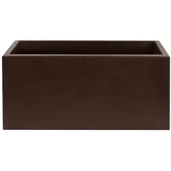WellHome - Pflanzkasten „Rodr-i Collection“ 80x40cm Bronzefarbe