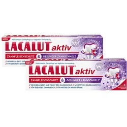 Lacalut Aktiv Zahnfleischschutz & ges.Za 2X75 ml