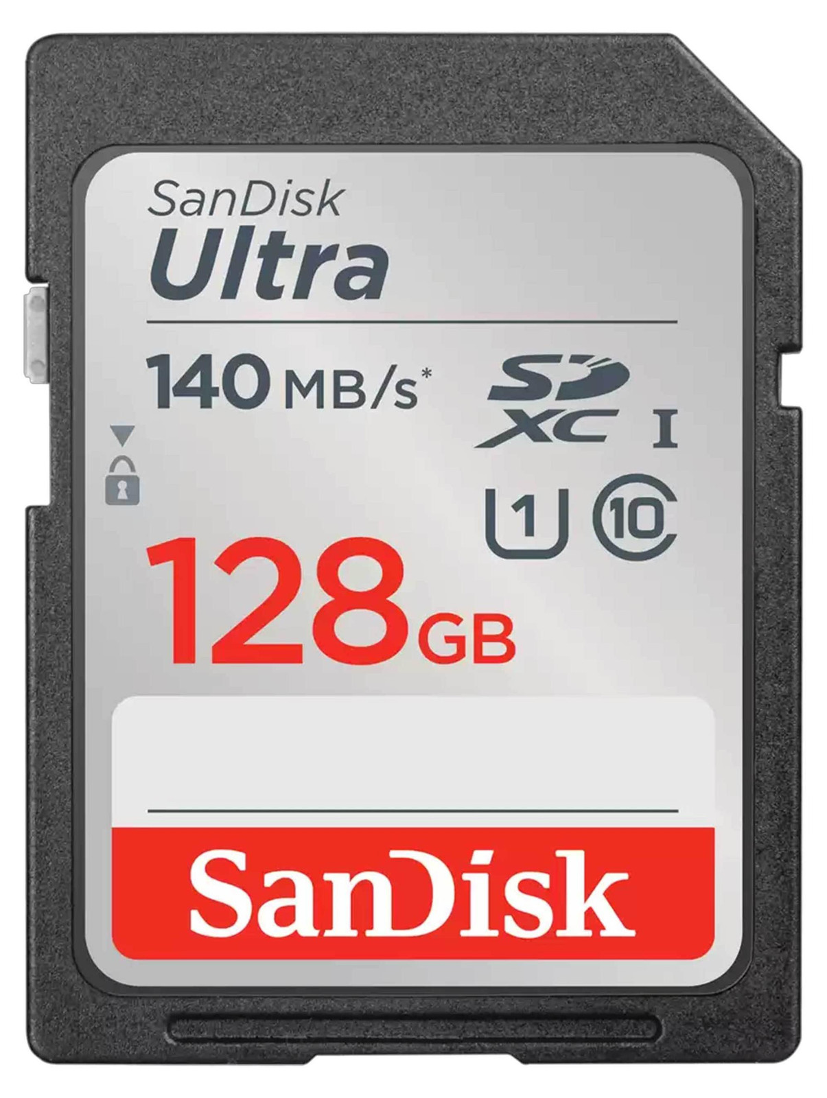 SanDisk Ultra SDXC UHS-I SD kaart, 128GB, 140MB/s