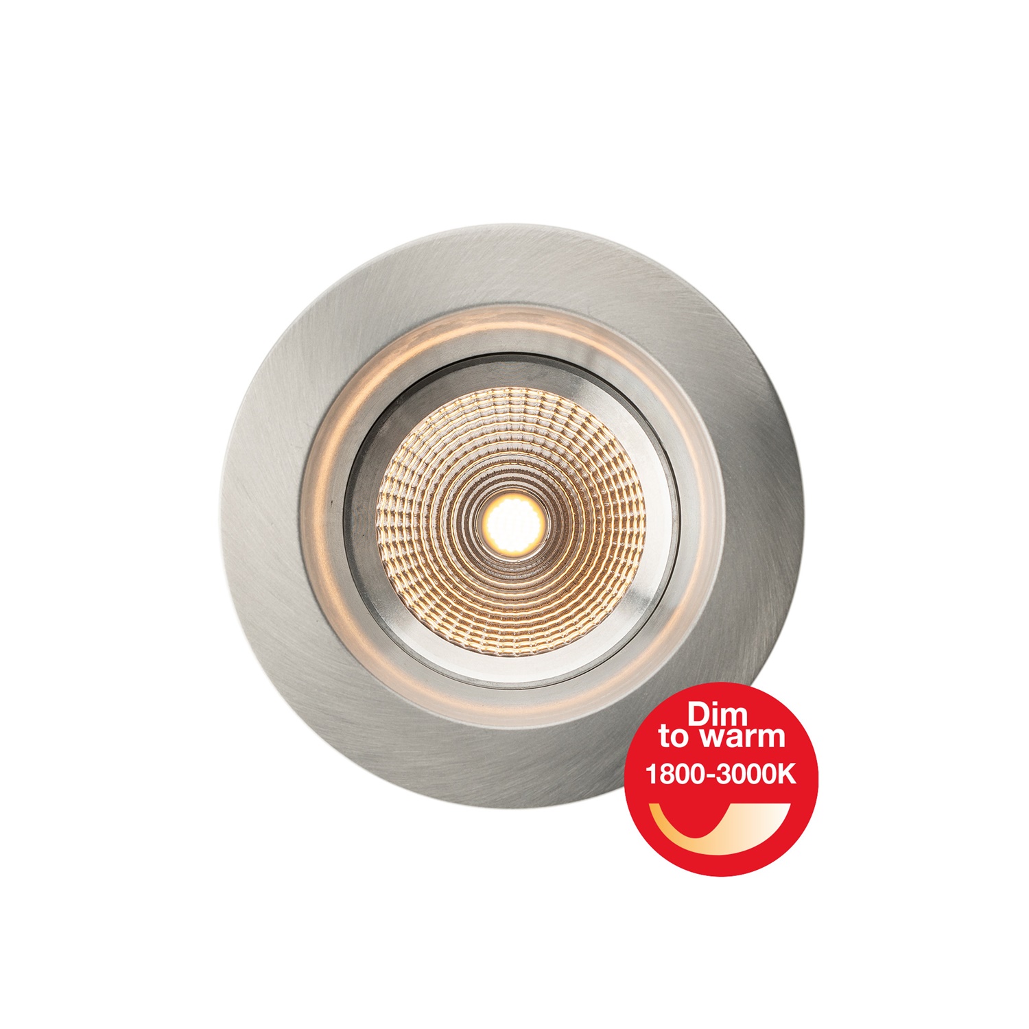 SLC LED-Einbaustrahler ONE SOFT Alu (mit Dim-To-Warm) DALI SLC1152D 7070938070102