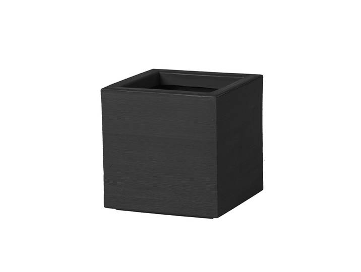 SLIDE vase QUADRA 45 cm (Noir - Polyéthylène)