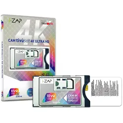 Zap Modulo Tivusat Ican 4k UHD Dvbs2 Per TV In Satellitare (CI Modul), CI Modul + Pay TV