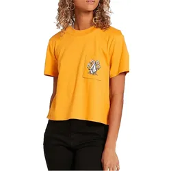 Volcom Damen Shirt Pocket Dial gelb - M - M