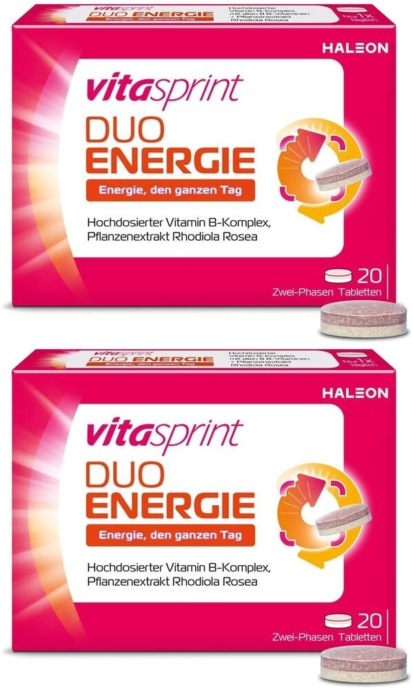 Vitasprint Duo Energie Tabletten 2x 2x20 St