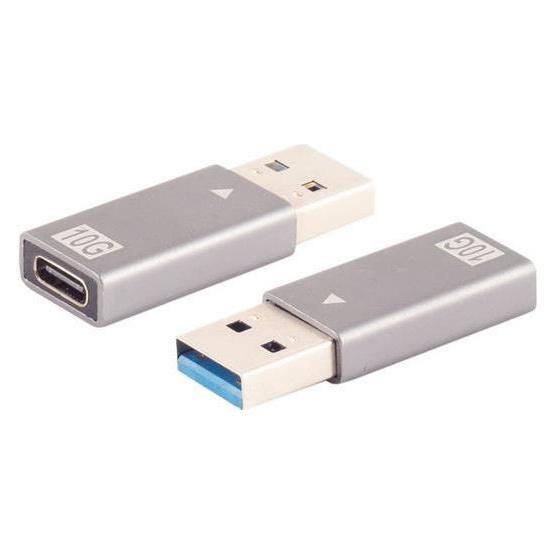 Shiverpeaks USB A auf USB C Buchse Adapter (USB-A, USB-C) (BS14-05033)