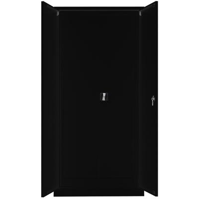 SET Lüllmann® Flügeltürenschrank 4,5 OH und 5 OH, tiefschwarz