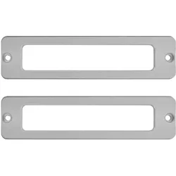 CombiCraft Etikettenhalter aus Aluminium 100x25 mm mit 2 Befestigungslöcher - pro 25 Stück