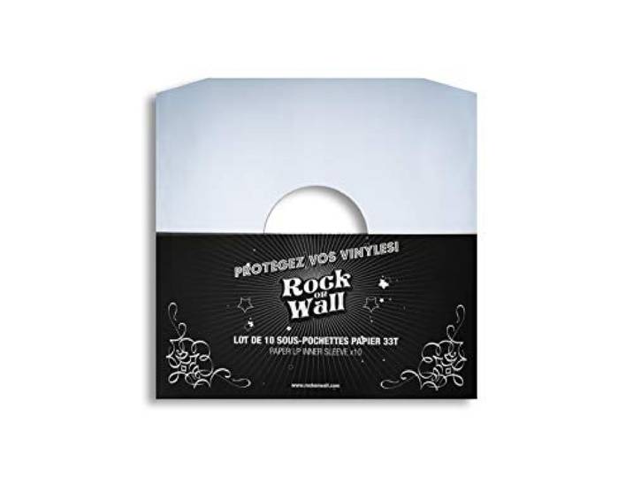 Buste Di Carta Per Vinile (Bianco) (10 Pz.)