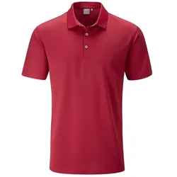 Ping Golf Herren Pique Polo Lincoln rot