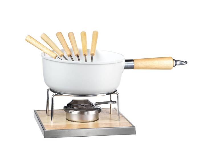 Fondue MÄSER Fondueset , weiß (weiß, braun), Fondues, Fondue