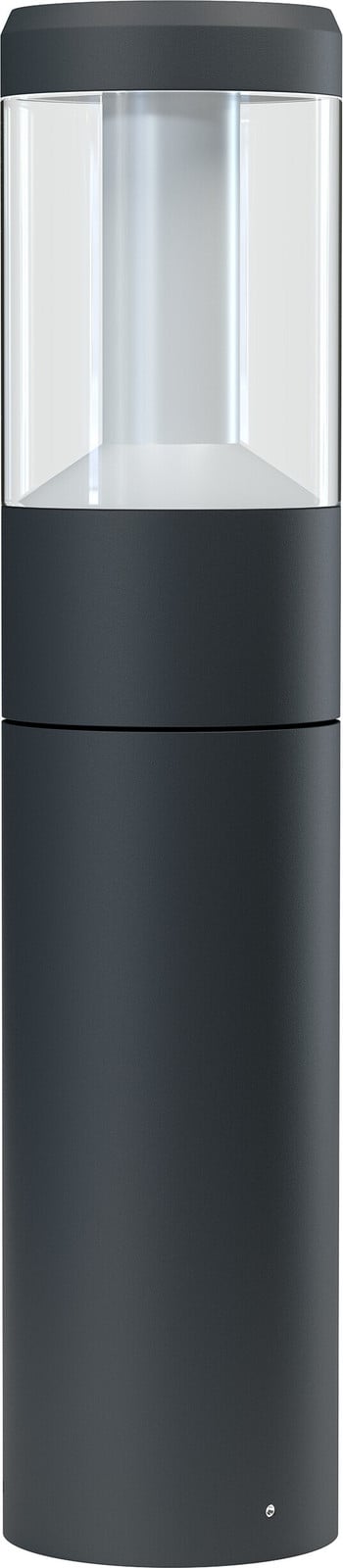 Osram SMART+ Moderne Lantaarn, Slimme Bluetooth Vloer- en Paalverlichting, Grijs, Meerkleurige LED