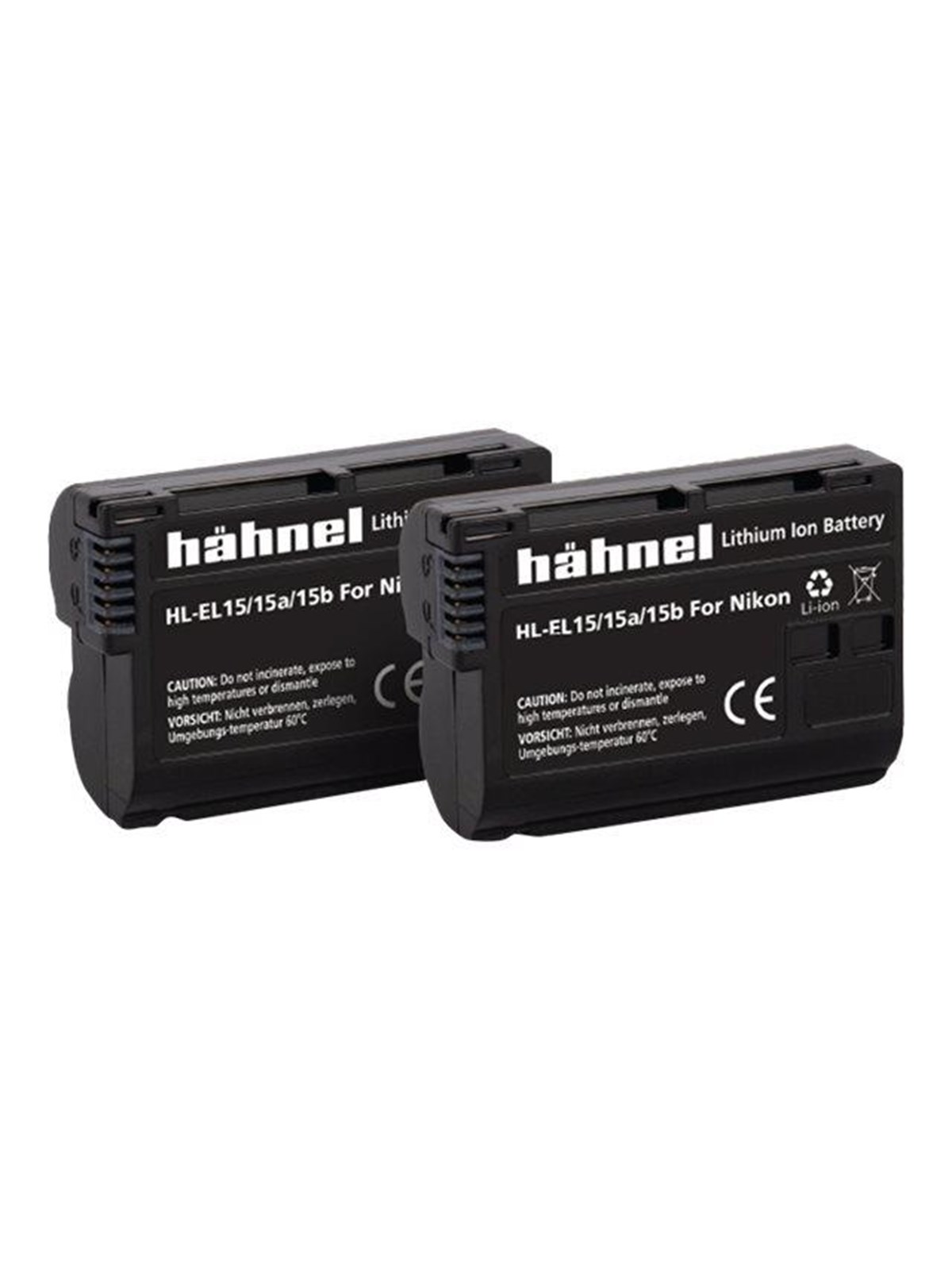 Hähnel Battery Nikon HL-EL15/15A/15B / EN-EL15A/B Twin Pack