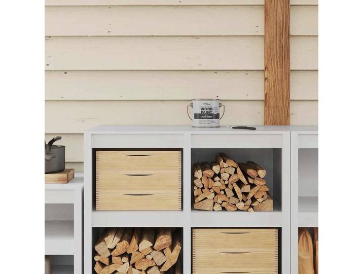 vidaXL Holzfarbe Grau 2,5 L Wall Print