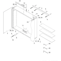 HSK Ersatzteile 3x Glasboden (Tiefe 170 mm), E97603-170-7 E97603-170-7
