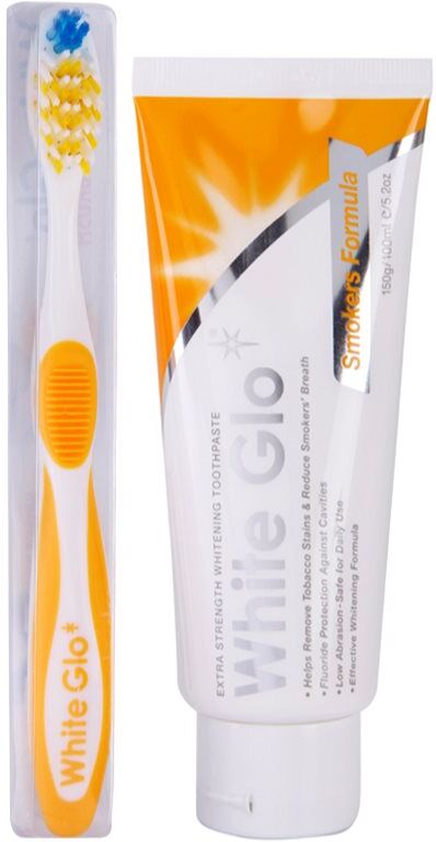 White Glo Smokers Ensemble de soins dentaires
