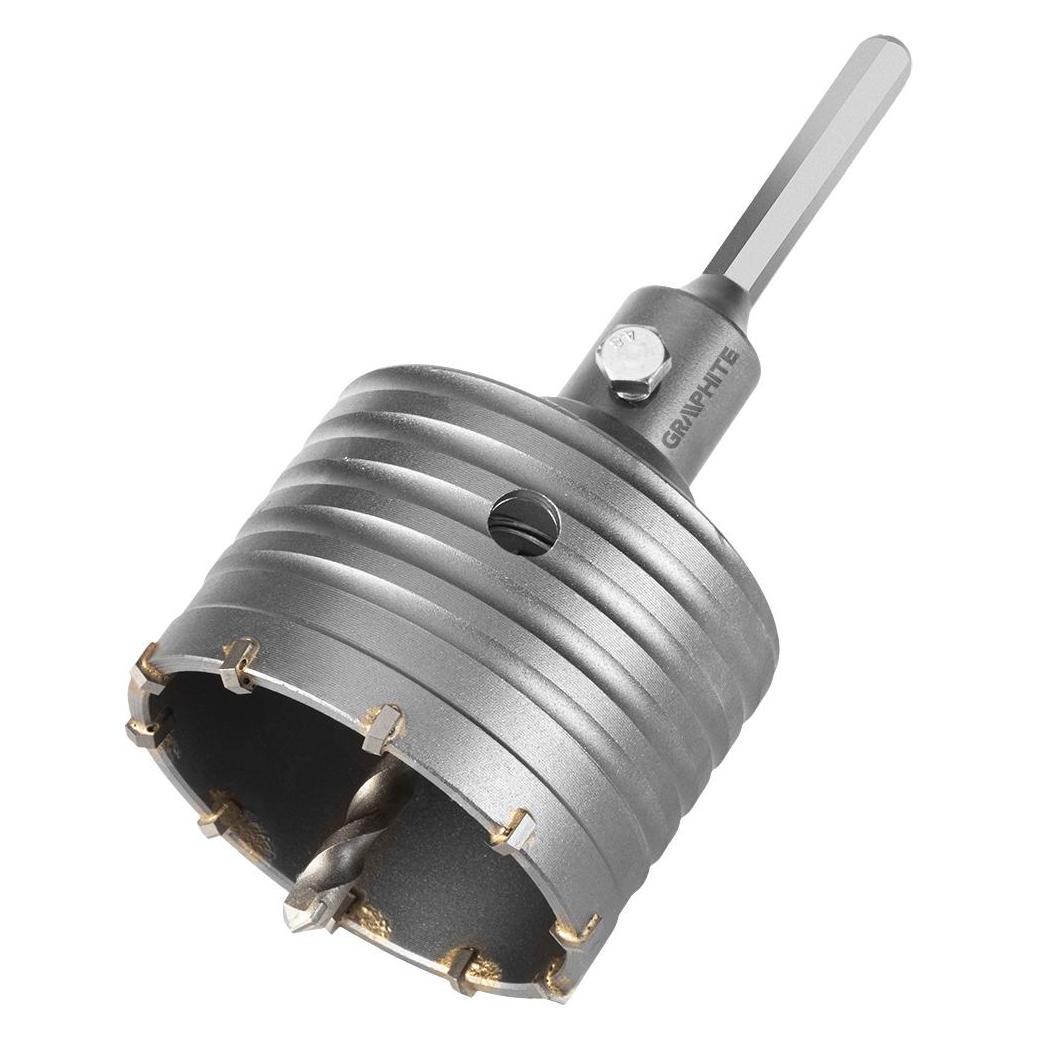 Graphite Gabellochsäge 80 mm mit HEX-Adapter und Vorbohrer (80 mm) (54041214)