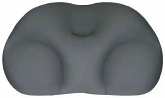 Inspire Select All Round Egg Shaped Cloud Memory Foam Pillow 3D Ergonomic Cooling Bed & Nursing Pillow dark Gray