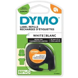 DYMO Schriftbandkassette LetraTag 12mm x 2m schwarz auf weiß
