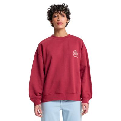 Fleecepullover QUIKSILVER "Standard", Damen, Gr. XS, burnt russet, Obermaterial: 100% Baumwolle., Sweatshirts Fleecepullover