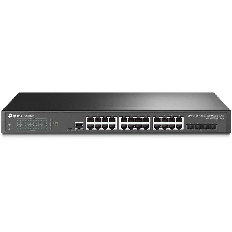 TP-Link JetStream TL-SG3428X - V1 - Switch - 28 Anschlüsse - managed - an Rack montierbar