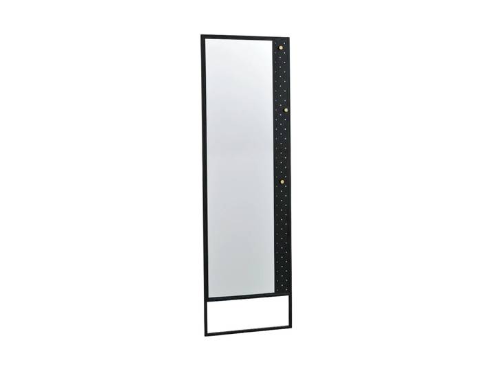 Ganzkörperspiegel „Malone“ 53 x 170 cm Schwarz, Gold Rowico