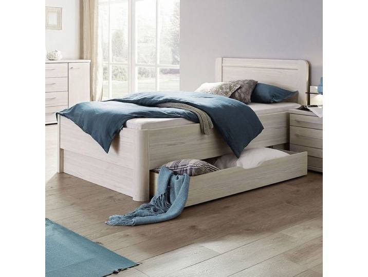 Einzelbett Apolda Komfort Lärche Dekor 100x190 cm klassischer Stil, höhenverstellbar