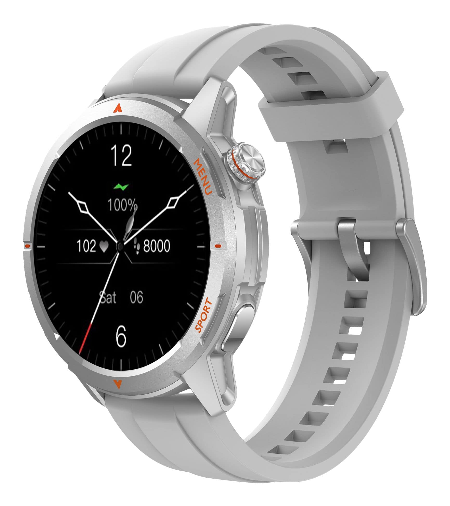 Beafon 601 Smartwatch Rund IP68 (Silber) 601_EU001S