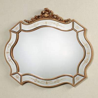 Touch of Class Vivienne Wall Mirror Gold , Gold