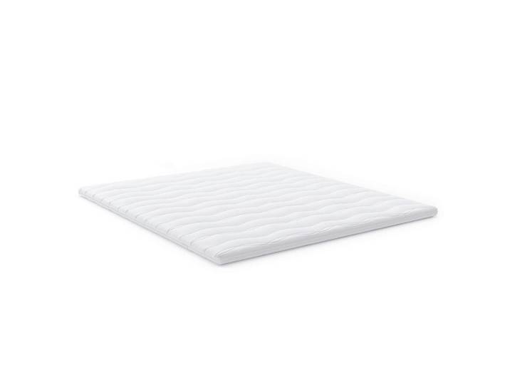 Livetastic Topper, Weiss, Textil, Füllung: Komfortschaum, 140x200 cm, Bezug abnehmbar/waschbar, Ober- und Unterseite versteppt, wendbar, antibakteriell, alternative Grössen erhältlich, Schlafzimmer, Matratzen, Topper
