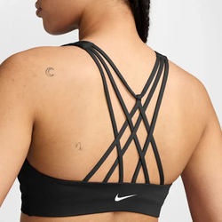 NIKE Indy Strappy Light-Support Padded Sport-BH Damen 010 - black/white S